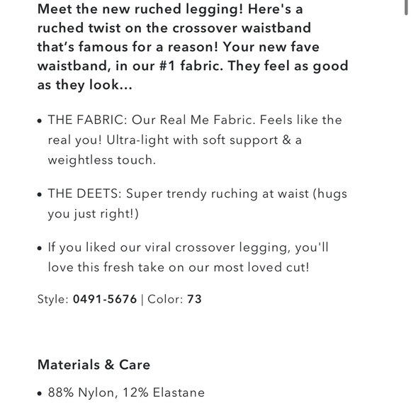 Aerie OFFLINE By Aerie Real Me High Waisted Ruched Legging - Picture 4 of 8